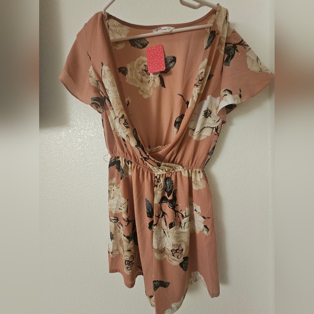 Patpat women's size small pink romper